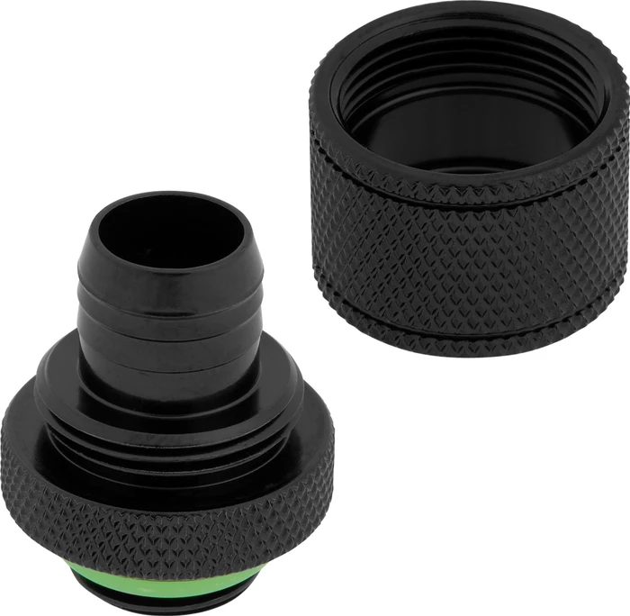 Corsair Hydro X Series XF Softline, Compression Fitting G1/4" auf 13/10mm, schwarz, 4er-Pack