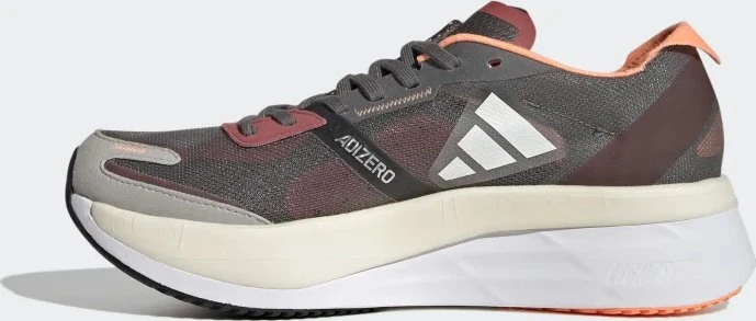 adidas Adizero Boston 11 grey four/zero metalic/beam orange (Damen)