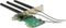 DeLOCK M.2 Key A zu PCIe x1 Adapterkarte mit externen Antennen, PCIe x1 Vorschaubild