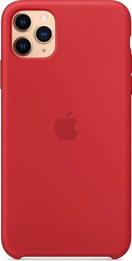 Apple Silikon Case für iPhone 11 Pro Max rot
