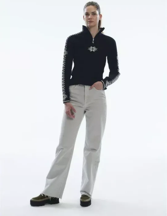 Dale of Norway Geilo Strickpullover black/off white (Damen)