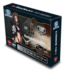 Sapphire Radeon HD 6950 Dual Fan, 1GB GDDR5, 2x DVI, HDMI, 2x mDP, full retail