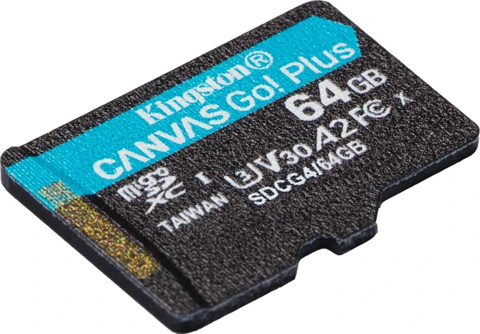 Kingston Canvas Go! Plus Gen4 R200 64GB, UHS-I U3, A2, Class 10