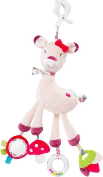 Fehn Activity Rehkitz mit Klemme Kinderwagenkette