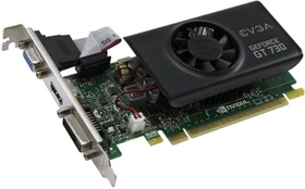 EVGA GeForce GT 730 low profile, 2GB GDDR5, VGA, DVI, HDMI