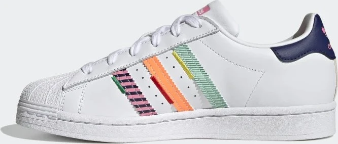 adidas Superstar cloud white/night sky/green (Damen)
