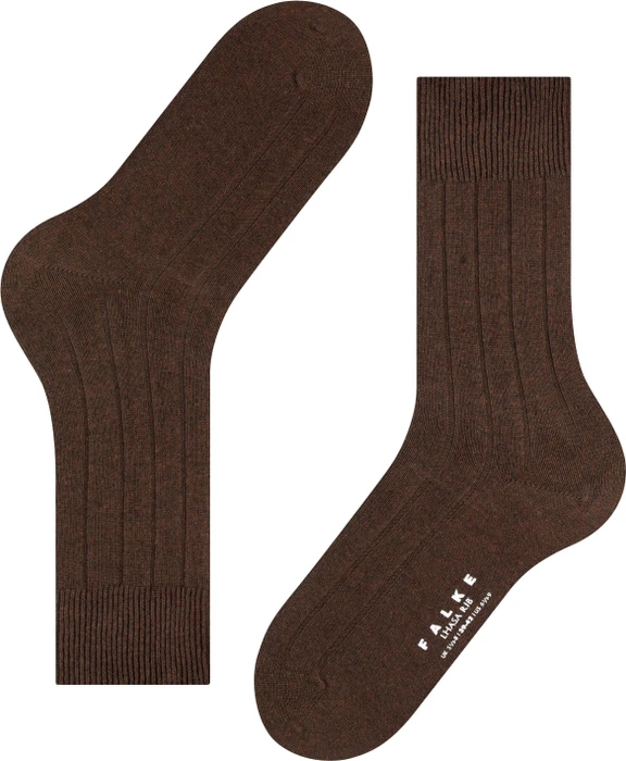 Falke Lhasa Rib Socken braun (Herren)