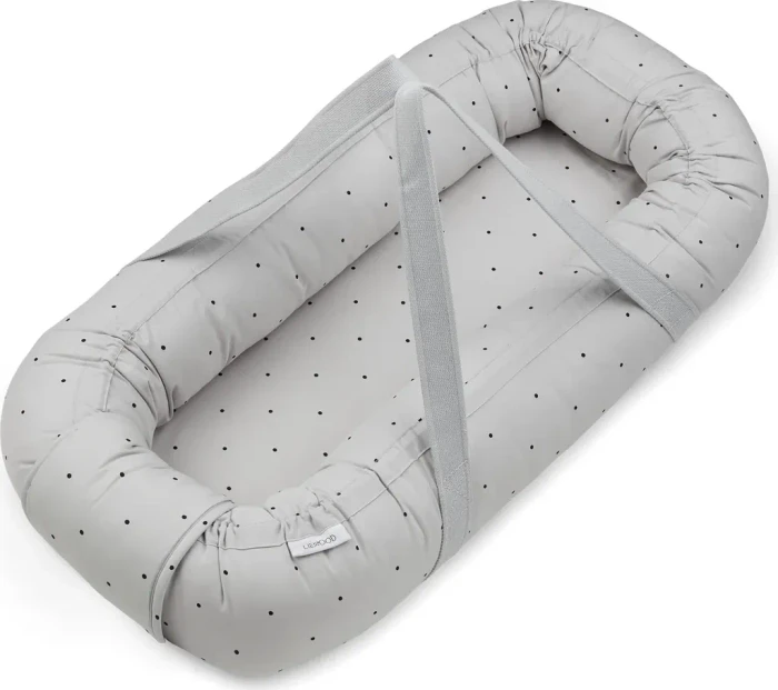 Liewood Gro Kuschelnest classic dot dumbo grey