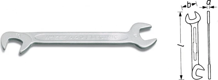 Hazet 440-13 Doppelmaulschlüssel, 13x131mm