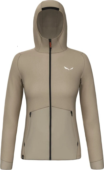 Salewa Puez Merino Durastretch Hoody Funktionsjacke beige/quicksand (Damen)