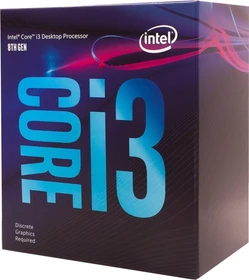 Intel Core i3-8100F, 4C/4T, 3.60GHz, boxed