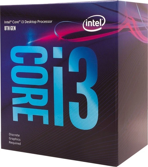 Intel Core i3-8100F, 4C/4T, 3.60GHz, boxed