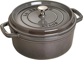 Zwilling Staub Cocotte Schmortopf rund 18cm 1.7l grafitgrau