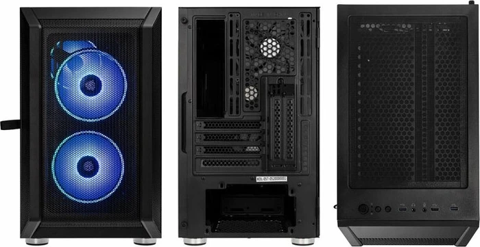 Kolink Citadel Mesh RGB, schwarz, Glasfenster