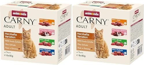 animonda Carny Adult Herzhafte Variation, 680g (8x 85g)