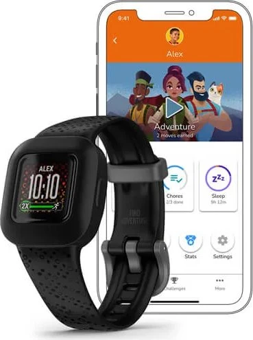 Garmin vivofit jr. 3 Aktivitäts-Tracker cosmic black
