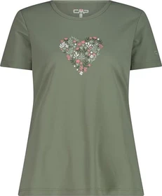 CMP Piqué Print Funktionsshirt kurzarm avocado (Damen)