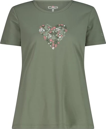 CMP Piqué Print Funktionsshirt kurzarm avocado (Damen)