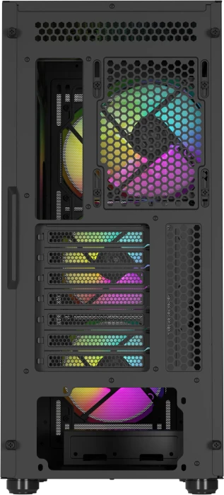 Genesis Diaxid 605 ARGB, schwarz, Glasfenster