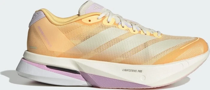 adidas Adizero Boston 13 ice tangerine/ice gold met./ice lavender (Damen)