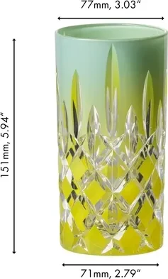 Riedel Laudon Highball Trinkglas türkis/gelb