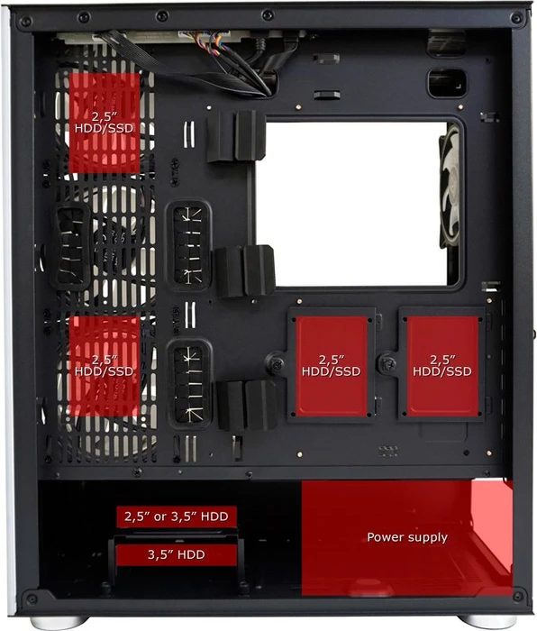 LC-Power Gaming 808B Skylla_X, Glasfenster