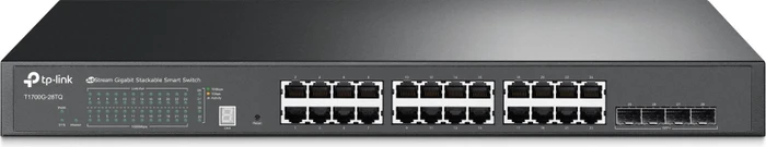 TP-Link T1700G JetStream Rackmount Gigabit Smart Switch, 24x RJ-45, 4x SFP+