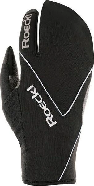Roeckl Laikko 2 Trigger Skihandschuhe schwarz/weiß