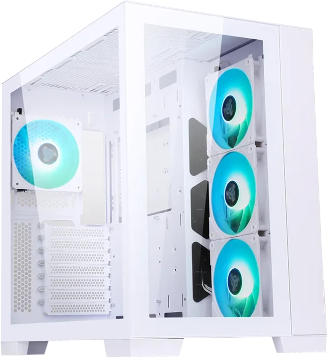 iTek Dark Cave White, Glasfenster