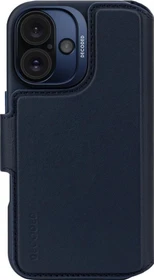 Decoded Leather Detachable Wallet Case für Apple iPhone 16 navy blue