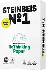 Steinbeis No. 1 Classic White ReThinking Universalpapier weiß, A3,   80g/m²,     500 Blatt