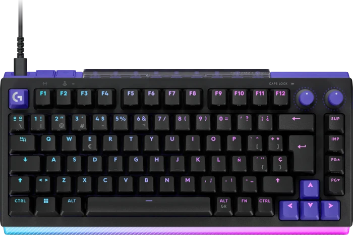 Logitech G512 X 75 TMR, schwarz, Dual-Swap analog/mechanisch, taktil, USB, ES