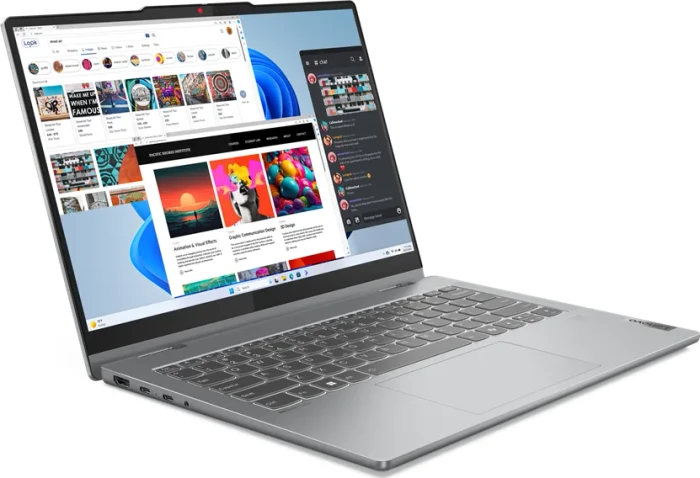 Lenovo IdeaPad 5 2-in1 14AHP9, Luna Grey, Ryzen 5 8645HS, 16GB RAM, 512GB SSD, DE