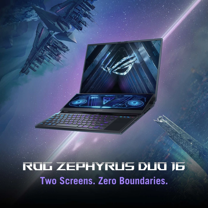 ASUS ROG Zephyrus Duo 16 GX650RM-LO032W, Ryzen 9 6980HX, 16GB RAM, 1TB SSD, GeForce RTX 3060, DE