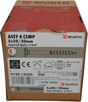Würth Spanplattenschraube ASSY 4 CSMP