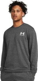 Under Armour Rival Terry Sweatshirt castlerock light heather/onyx white (Herren)