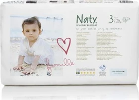 Naty by Nature Babycare Gr.3 Öko Einwegwindel, 4-9kg, 52 Stück