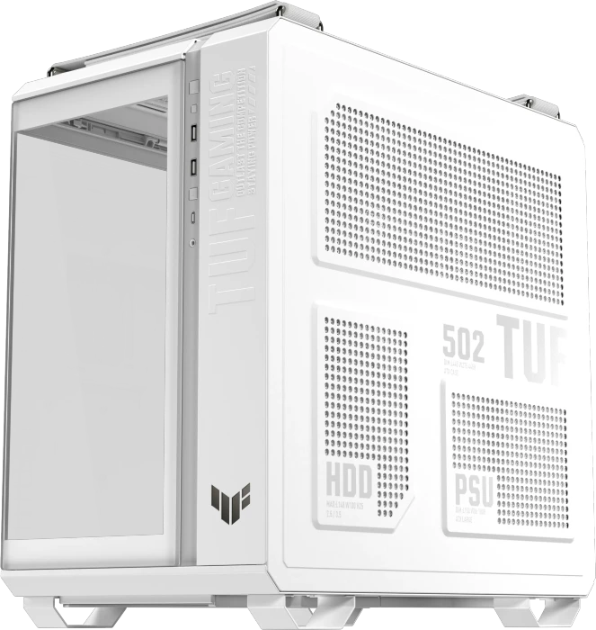 ASUS TUF Gaming GT502 Horizon TG ARGB White, Glasfenster
