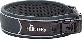 Hunter Divo Hundehalsung, Nylon, S, grau