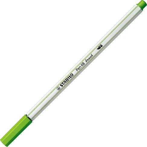 STABILO Pen 68 brush laubgrün, 10er-Pack