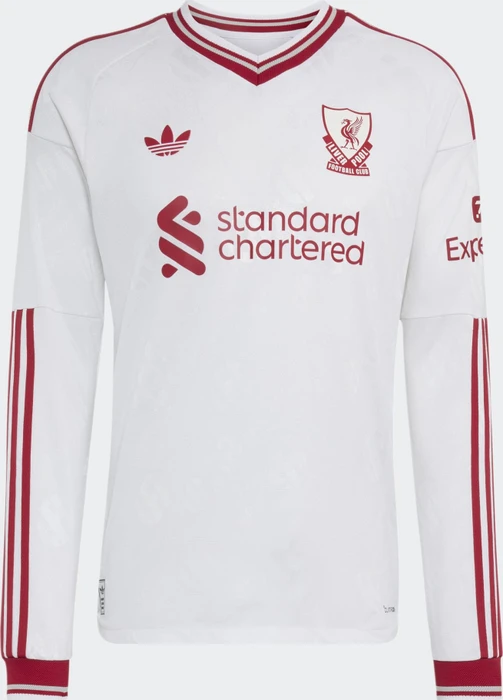 adidas Liverpool FC Authentic 2026/2027 Auswärtstrikot langarm (Herren)