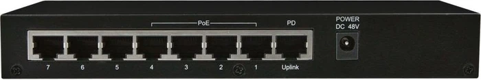 Allnet SG82 Desktop Gigabit Switch, 8x RJ-45, PoE PD