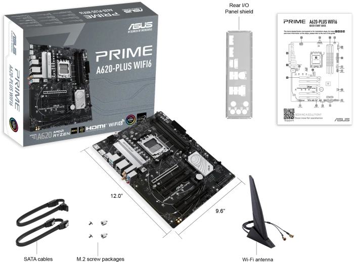 ASUS Prime A620-Plus WIFI6 (AMD AM5)