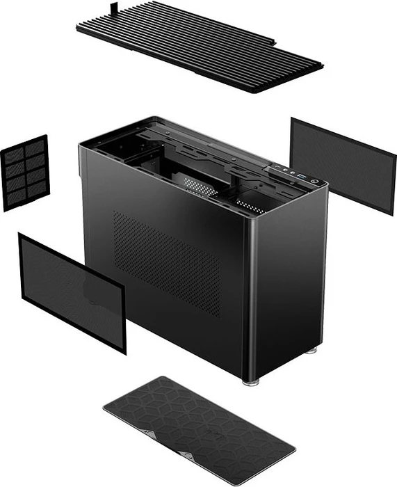 Jonsbo Jonsplus i100 Pro, schwarz, Mini-ITX
