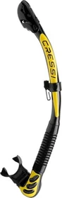 Cressi Alpha Ultra Dry Trockenschnorchel schwarz/gelb