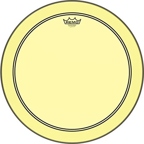 Remo Powerstroke P3 Colortone Yellow Bass Batter 18"