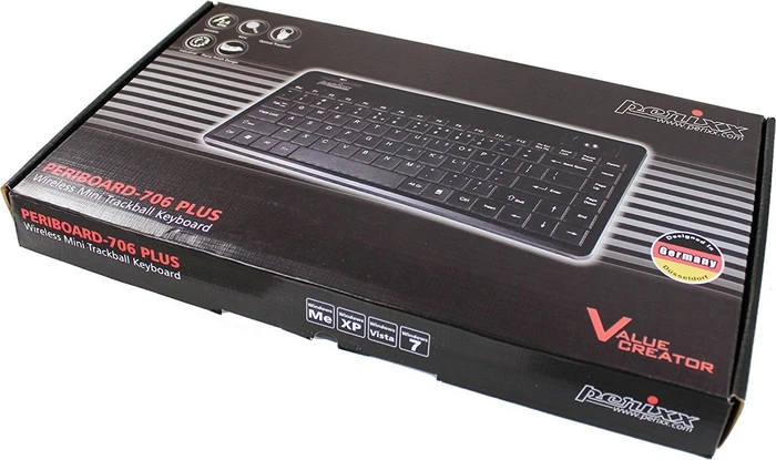 Perixx Periboard-706 PLUS schwarz, USB, US