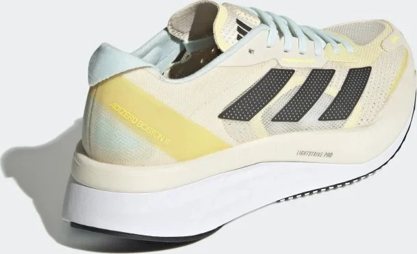 adidas Adizero Boston 11 ecru tint/night metallic/beam yellow (Damen)