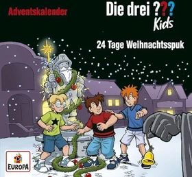 Die drei ??? Kids - 24 Tage Weihnachtsspuk Audio-CD-Adventskalender 2022
