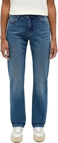 Mustang Crosby Relaxed Straight mit Waschung Jeans blau (Damen)